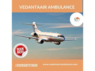With a Top-Class Ventilator Setup Book Vedanta Air Ambulance service in Mumbai