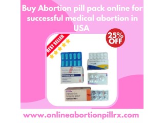 Buy Abortion pill pack online for successful medical abortion in USA.